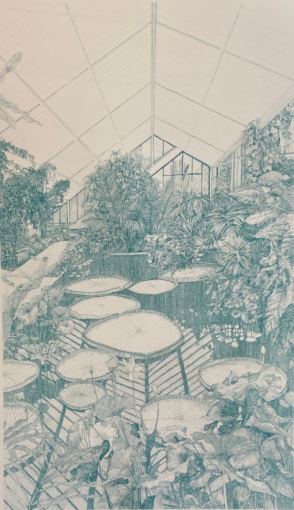 Clare Halifax, The Biggest Greenhouse - Waterlily