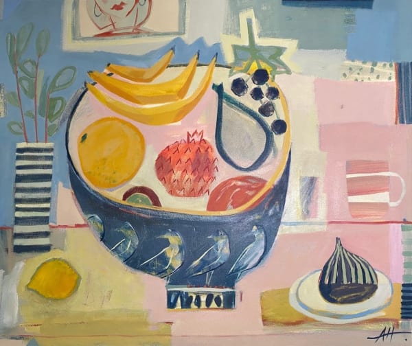 Anna Hymas, Fruit Bowl with Fig
