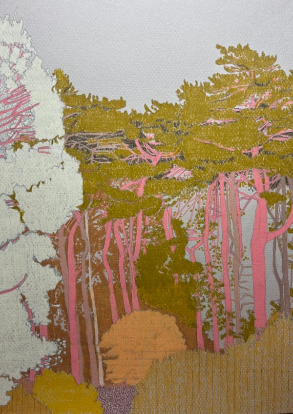 Drawings - Clare Halifax, A Little Hampstead Heath II