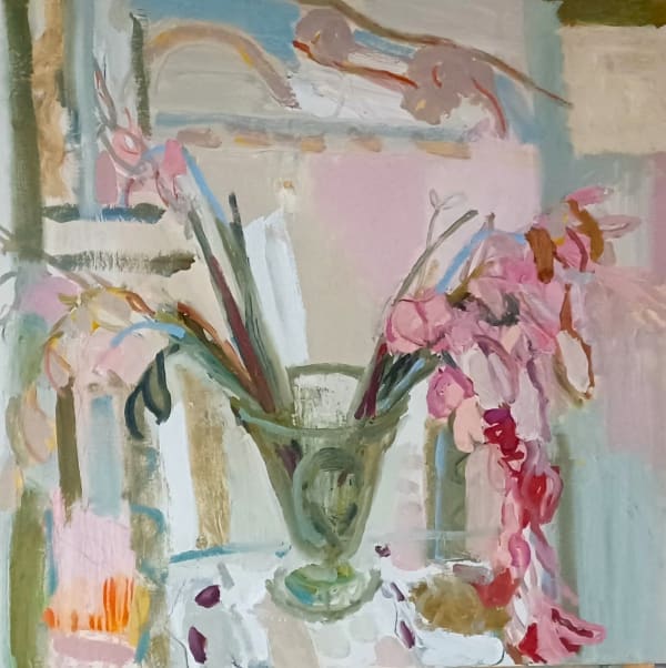 Fiona Scheibl, The light rests upon the green vase