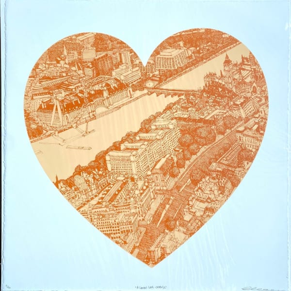 Clare Halifax, A London Love - Orange