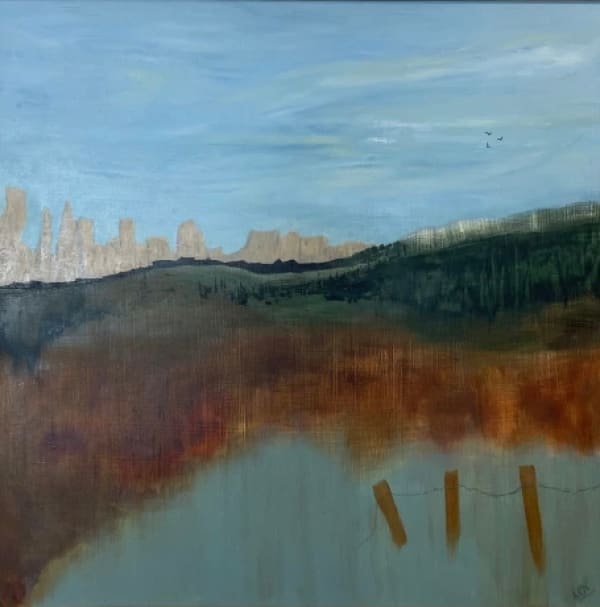 Diana Neale, City Above The Lake, 2024