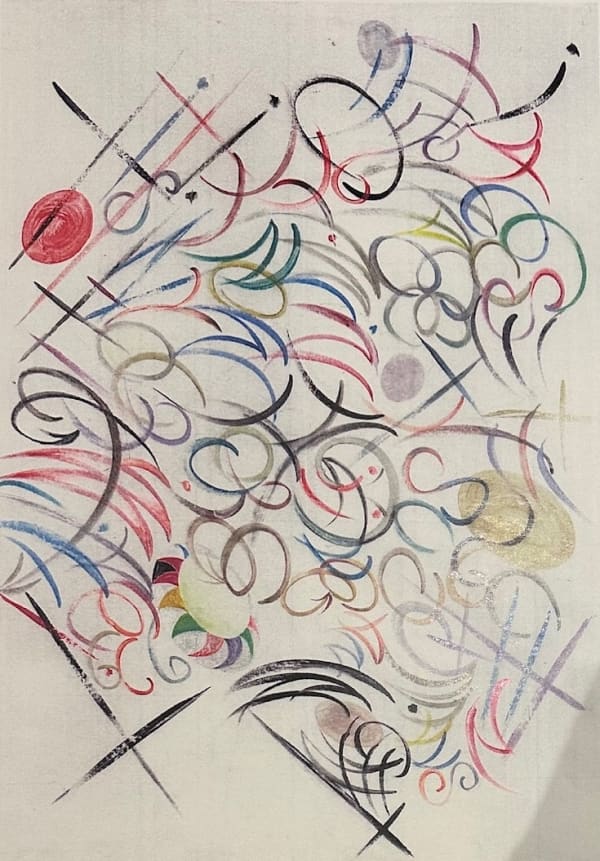 Henry Orlik, UNTITLED COLOUR WORD PAINTING