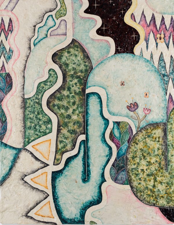 Omar Mendoza, Caminos floridos, 2024