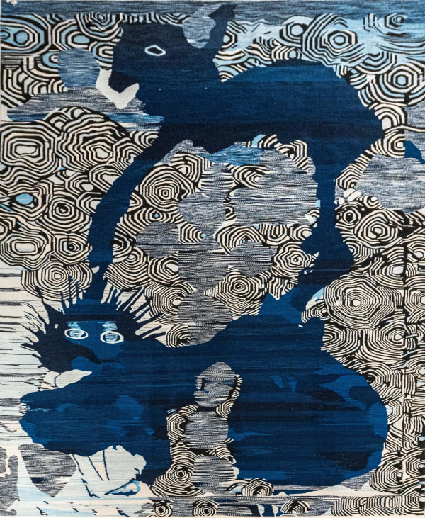 Leopoldo Goût, La Desambiguación de un Elefante (no.3) "We started to use lipstick again", 2024