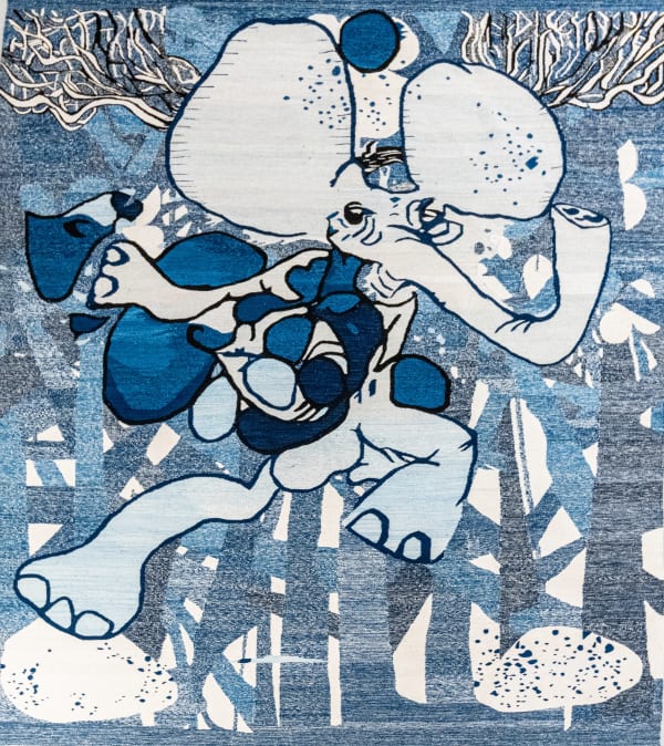 Leopoldo Goût, La Desambiguación de un Elefante (no.3) "We started to use lipstick again", 2023 - 2024