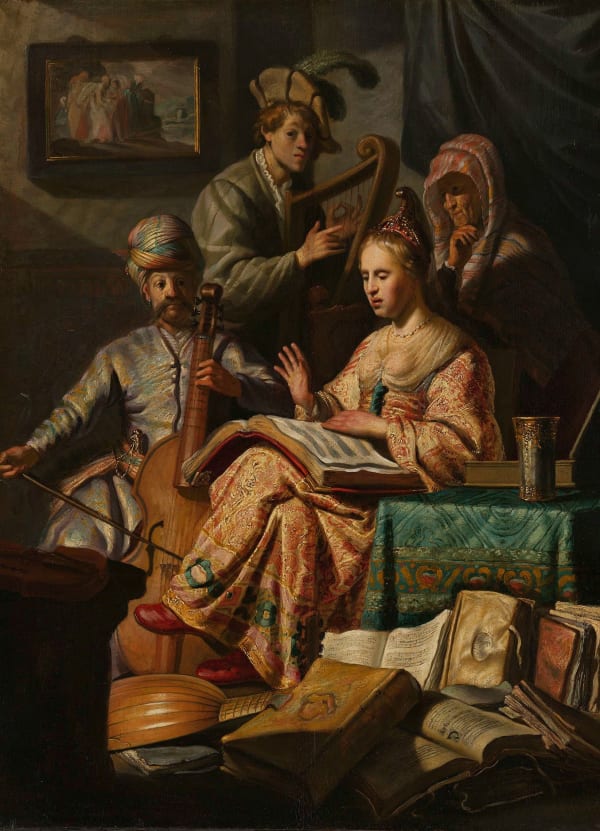 Rembrandt, Musical Company, 1837