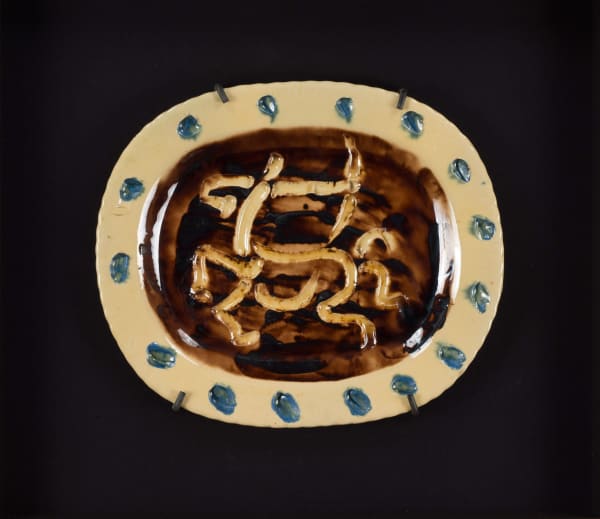 Pablo Picasso - Plat centaure à l'arc (Plate - Centaur with Bow)(Ramie 14), 1947