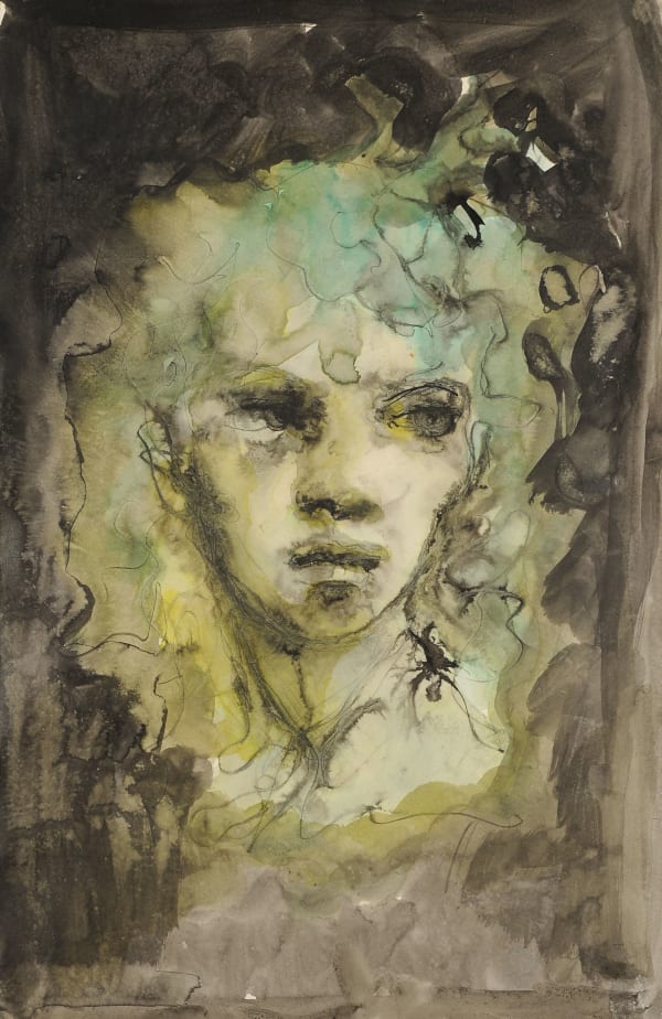 Leonor Fini, Tête de femme, c. 1946-50