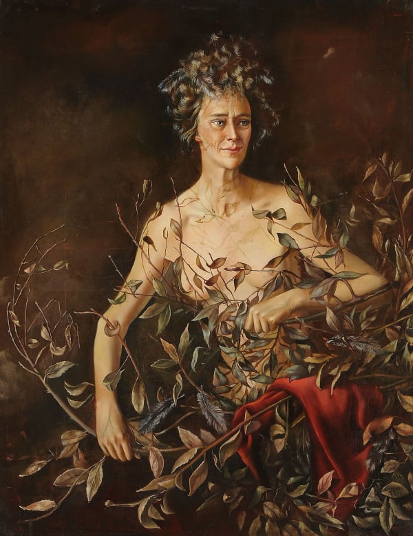 Leonor Fini, Portrait of Mrs. H I, 1942