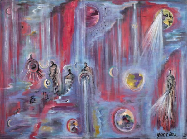 Juanita M. Guccione, Gods in exile, c. 1983