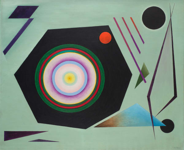 Rudolf Bauer - Colored Swinging, 1935