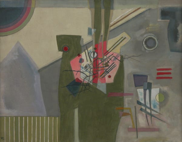 Wassily Kandinsky - Rose im Grau (Rose in Gray), 1926