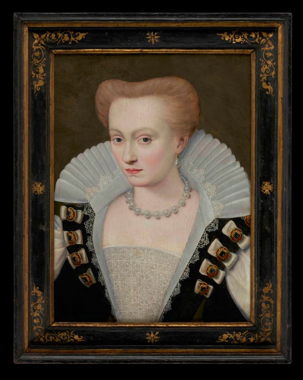 French school, circa 1580 - 1585, Louise de Lorraine (1553 – 1601), Queen of France, 1580 - 1585