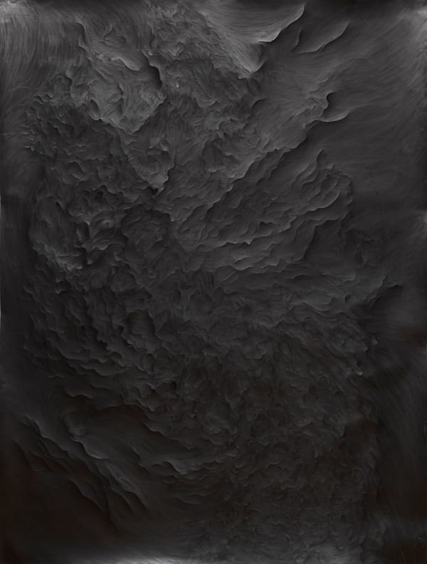 Oasa DuVerney Black Power Wave: An Undercurrent, 2024 Graphite on hand cut paper 38 x 50 inches 96.5 x 127 cms