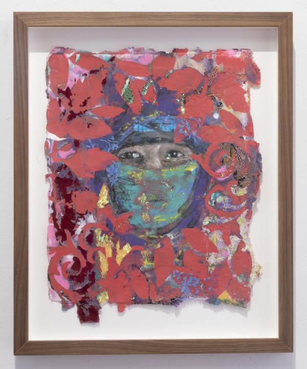 Untitled Red From Lation Farm Workers in the U.S. Portraits Series, 2018