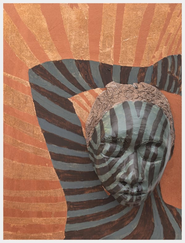 Aisha T. Bell, Bask in the copper rays of change, 2020