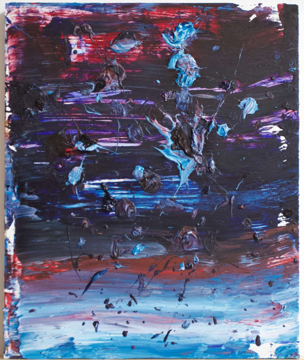 King David Untitled, 2025 Oil on wood 8 x 10 inches 20.3 x 25.4 cms