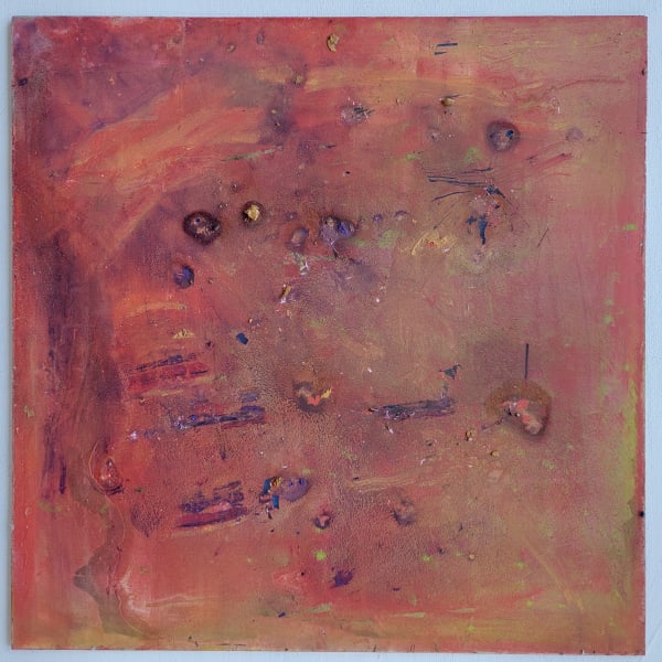 King David Color Meditation 15 (Untitled) Oil on plexiglass 12 x 12 inches 30.5 x 30.5 cms