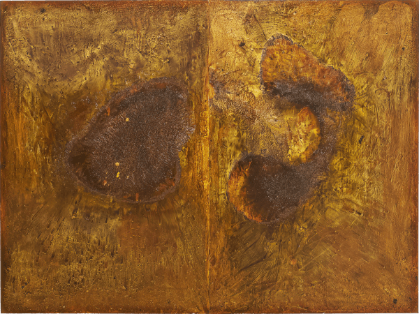King David Derby's Dose, 2022 Oil on plexiglass 72 x 96 in (Across two panels) 182.88 x 243.84 cm