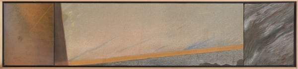 Carl E. Hazlewood Breathe Breath, 1997 Acrylic Polymer Emulsion on Canvas 10 x 46 x 1 inches