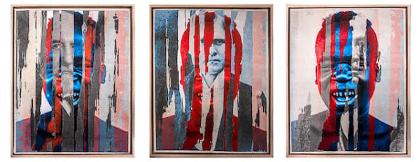 Anders Jones Ota Benga, 2017 Mixed Media 53 x 17 1/2 inches 134.6 x 44.5 cms