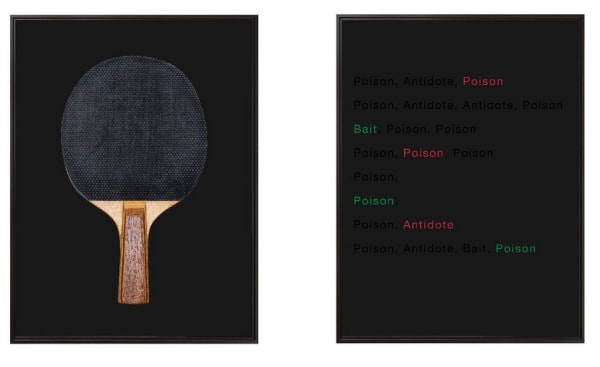 Anders Jones B.A.P. (Bait, Antidote, Poison), 2020 Vinyl UV Print 23 x 17 1/2 inches 58.4 x 44.5 cms Edition 1 of 5