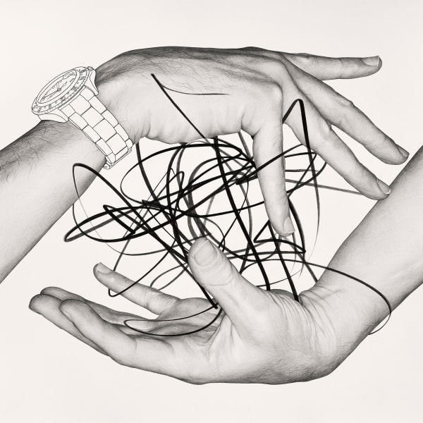 Hands Holding Scribble