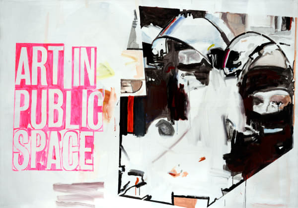 ART IN PUBLIC SPACE 140x200cm acrylic on canvas 2015 (a)