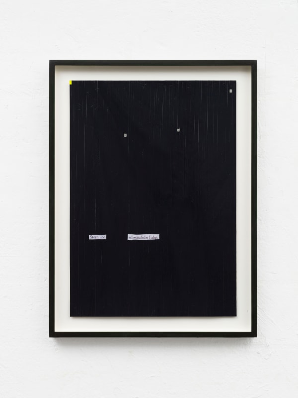 Gregor Hildebrandt, Stern und schwärzliche Fahrt, 2024