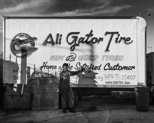 Ali Gator Tire, West Palm Beach (from the Floridas series)