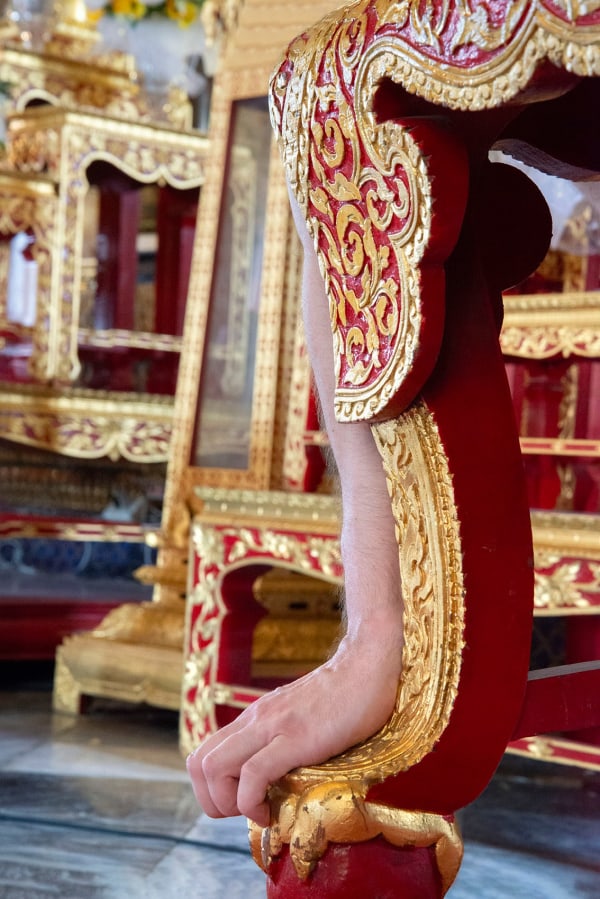 Monks Seat, 21st Century, Alex, Wat Suwannaram Ratchaworawihan