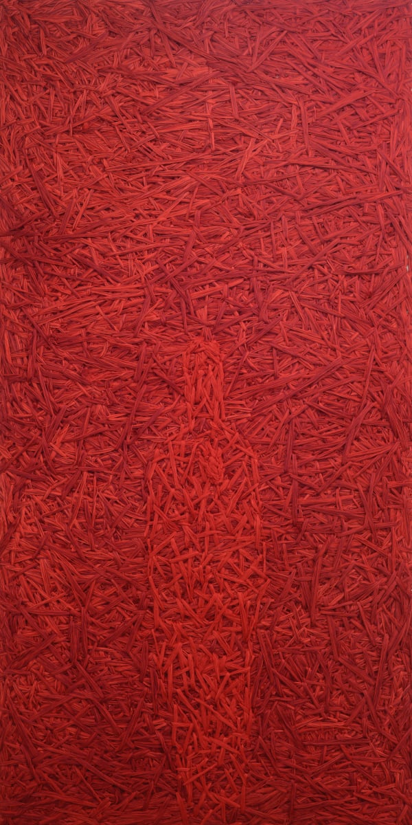 Raffy T. Napay Ilaw, 2022 Thread on canvas 96 x 48 inches