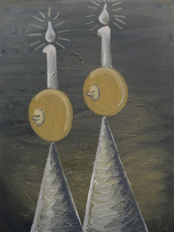 Pow Martinez Ghetto Goldmine 3, 2025 Oil on canvas 24 x 18 inches