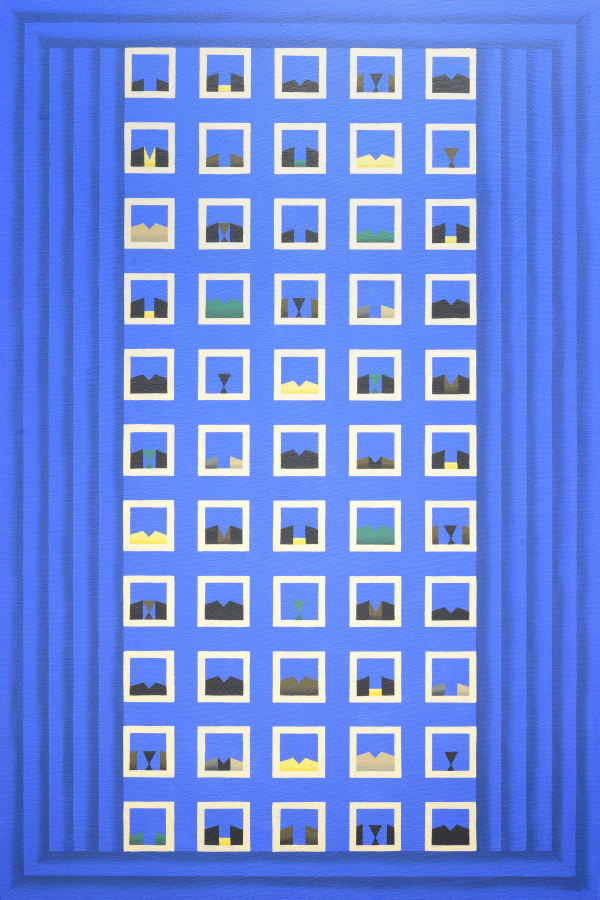 Pepe Delfin Bare Face Required, 2025 Acrylic on canvas 36 x 24 inches