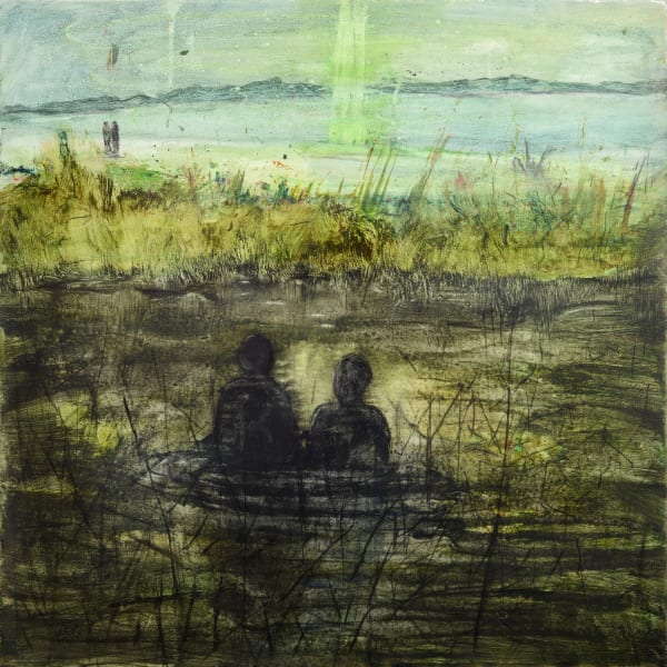 Neil Pasilan Moment, 2024 Acrylic on canvas 24 x 24 inches