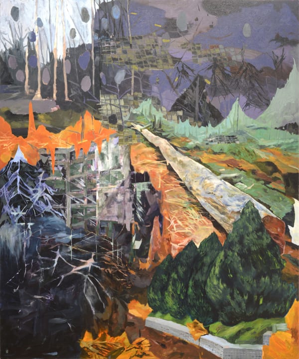 Is Jumalon Endscape, 2025 Oil on canvas 72 x 60 inches