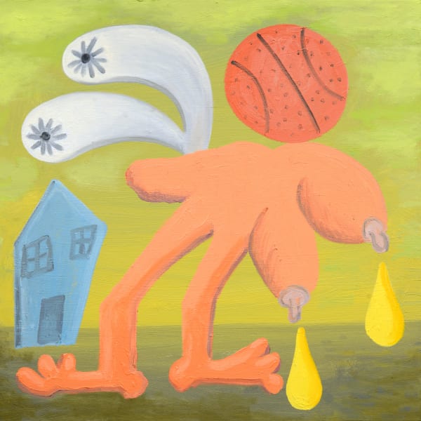 Pow Martinez Ghetto Goldmine 4, 2025 Oil on canvas 24 x 24 inches