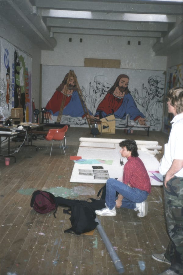 Marianne Sayn-Wittgenstein-Sayn, At Andy Warhol's Factory, New York, NY, May, 1986