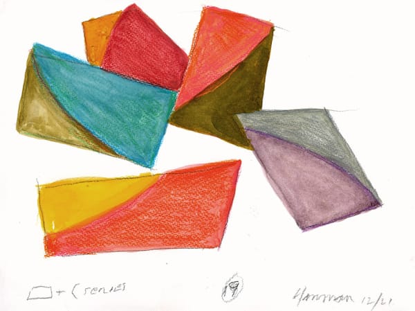 Charles Hinman, Rectangle + Curve Series 19, 2021