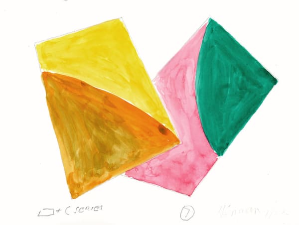 Charles Hinman, Rectangle + Curve Series 7, 2022