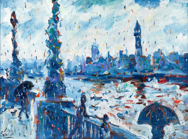 Westminster Rain, London