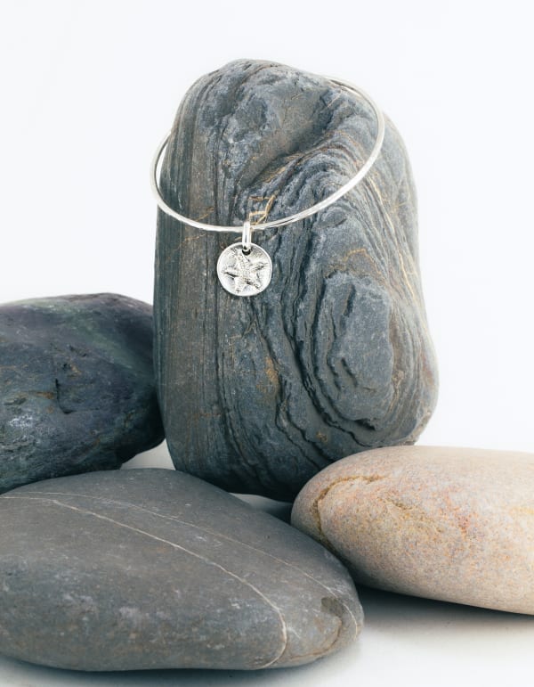 Starfish Charm Bangle