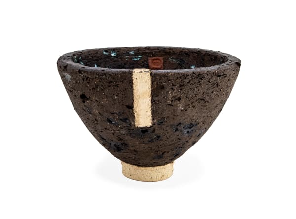 Chunky Gem Bowl with Inlays (Black)