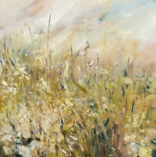 Lush Summer Lane Rebecca Styles Oil on Canvas