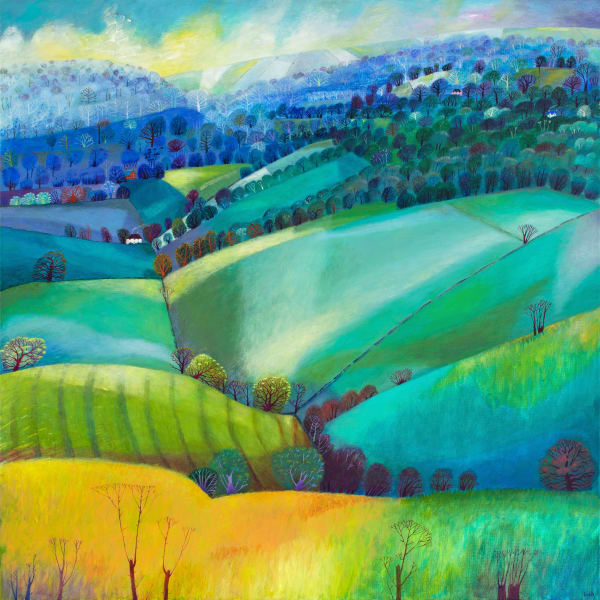 Looking West Debbie Lush Acrylic on canvas