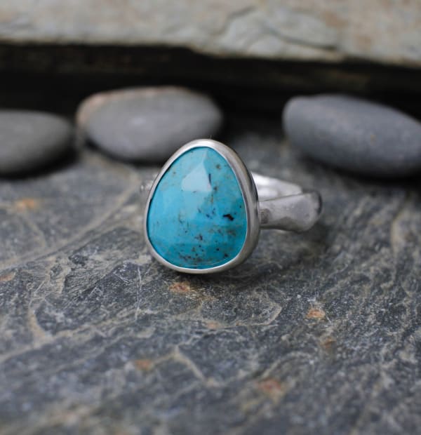 Turquoise Rustic Ring