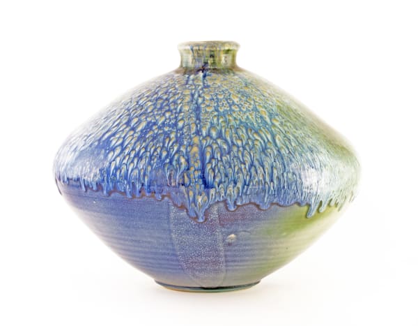 Large Waterfall Moon Jar