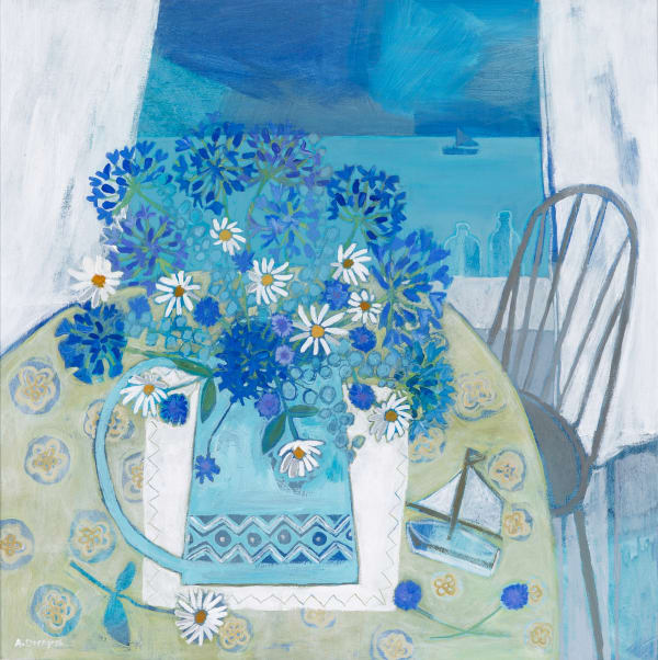 Alison Dickson - Agapanthus and Daisies