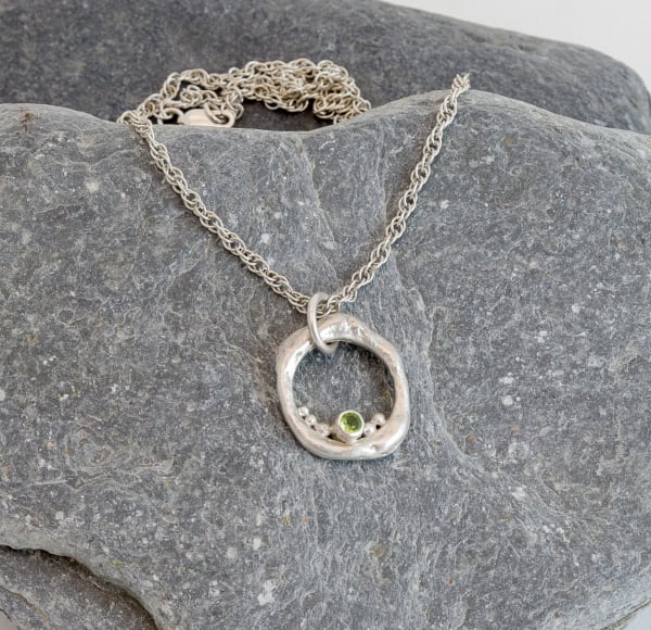 Marsha Drew, Rockpool Bubble Pendant with Peridot